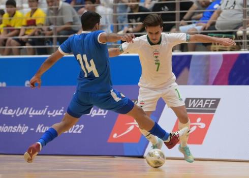 تساوی تیم ملی فوتسال عراق مقابل کویت با حضور سرمربی سابق ایران