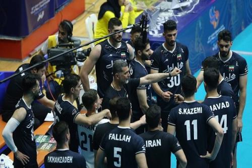 پیروزی تیم ملی والیبال مقابل بحرین