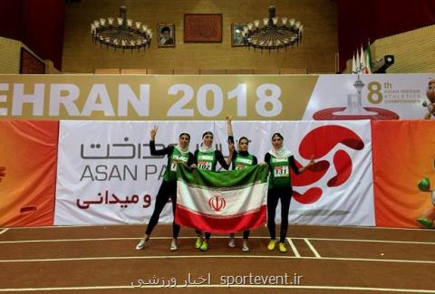 تیم ۴ در ۴۰۰ متر امدادی ایران به مدال نقره رسید