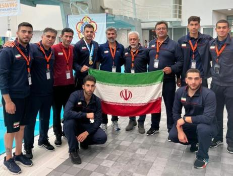 کسب مدال طلای نجات غریق در رقابت نظامیان جهان توسط تیم ارتش ایران
