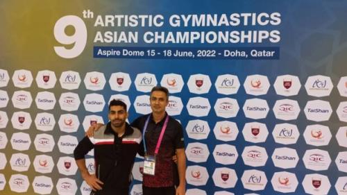 احمد کهنی به مدال نقره ژیمناستیک آسیا رسید
