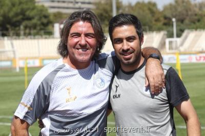 توضیح خسرو حیدری در رابطه با ارتباطش با سرمربی استقلال