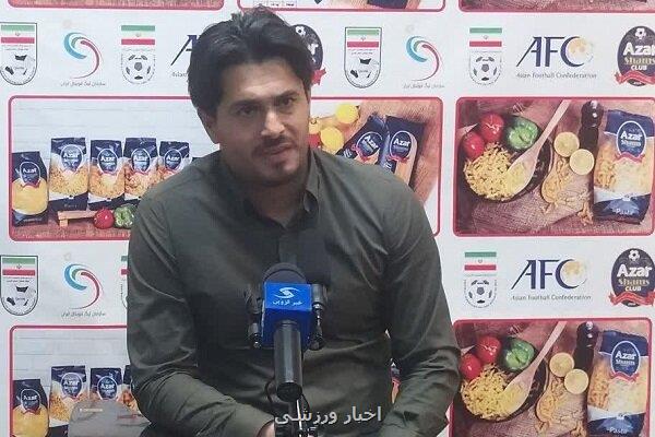 گلایه سرمربی شمس آذر از صداوسیما