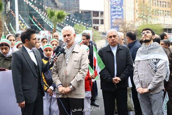 جامعه ورزش همیشه در کنار آرمان های انقلاب خواهد ایستاد