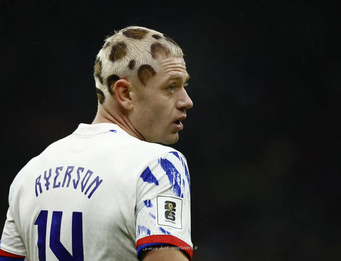 عکس مدل موی ستاره تیم ملی نروژ با طرح پلنگ ایرانی