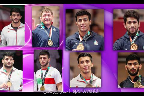یك چهارم مدال‎های طلای كاروان ورزشی ایران سهم كشتی بود